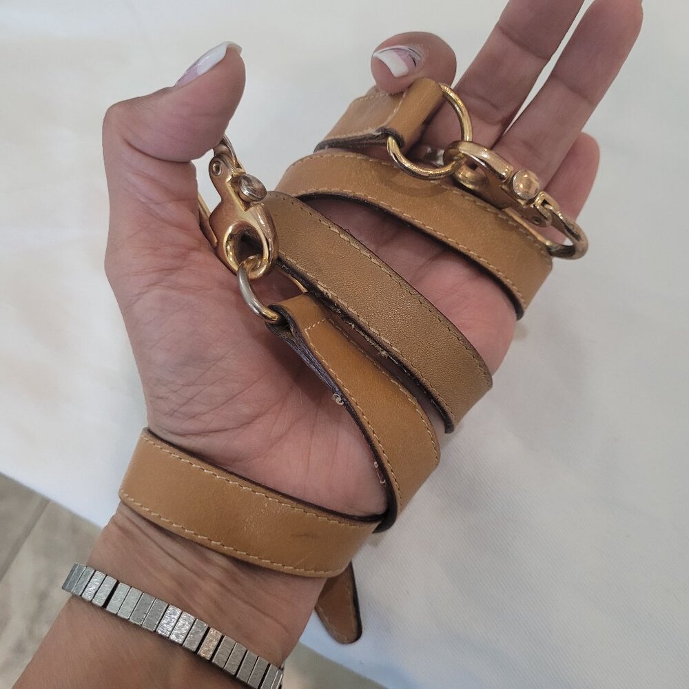 Gucci*Vintage*Tan/Beige Replacement*Shoulder Strap